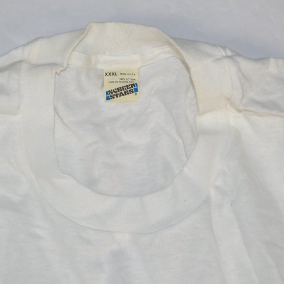 Vtg 1980's Neon People Dancing T-Shirt, Screen Stars Retro Deadstock XXXL - Picture 5 of 6